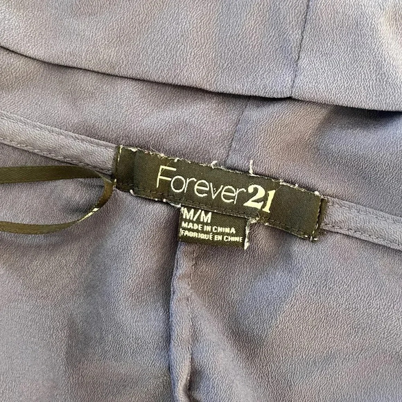 Womens Forever 21 Blue Open Front Cardigan Jacket - M - Picture 5 of 5